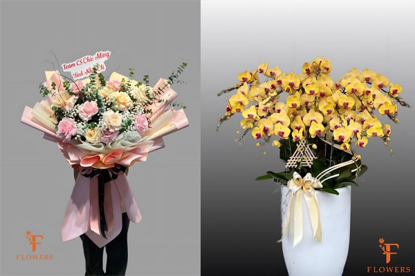 Gợi ý những mẫu hoa sinh nhật tặng sếp