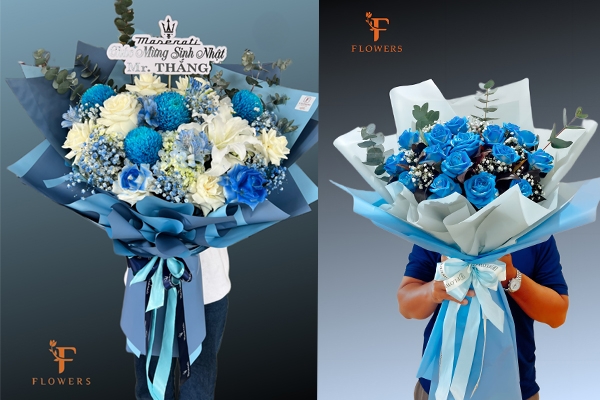 Shop hoa quận 7 F Flowers tư vấn cách chọn hoa cho nam giới