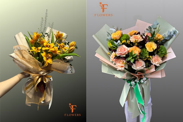 Shop hoa tươi quận 7 F Flowers gợi ý hoa tặng ngày phụ nữ Việt Nam 20/10