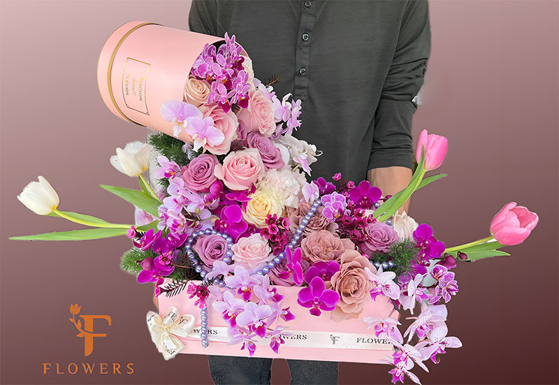 Shop hoa tươi quận 7 F Flowers chia sẻ cách tặng hoa cho doanh nghiệp
