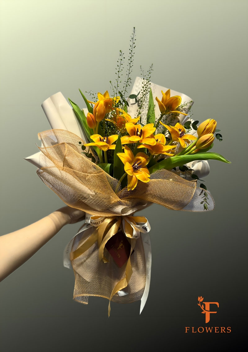 Hoa tulip - món quà ý nghĩa cho ngày phụ nữ Việt Nam 20/10 tại Shop hoa tươi quận 7 F Flowers